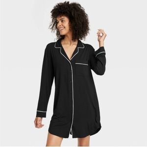 Stars Above Long Sleeve Pajama Dress